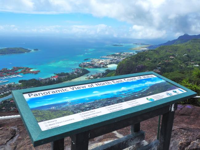 Panoramic Board on the Copolia Trail