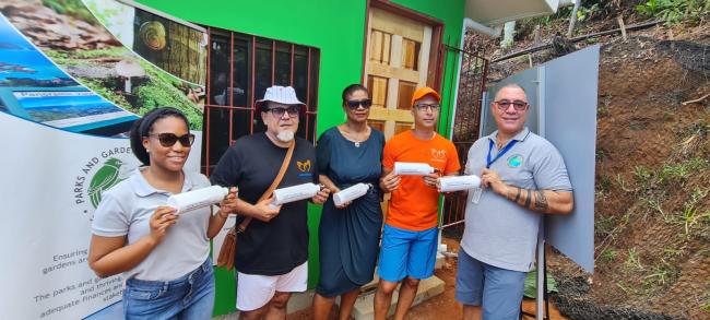 Opening of the Anse Major Trail