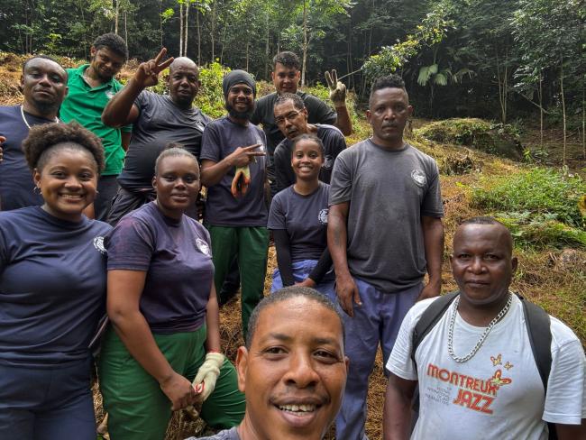 Forestry and National Park Mahe Team